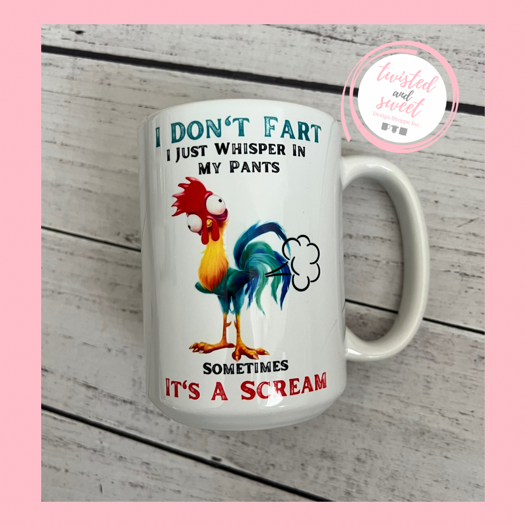 Rooster Mug, Funny, 15oz Coffee Mug