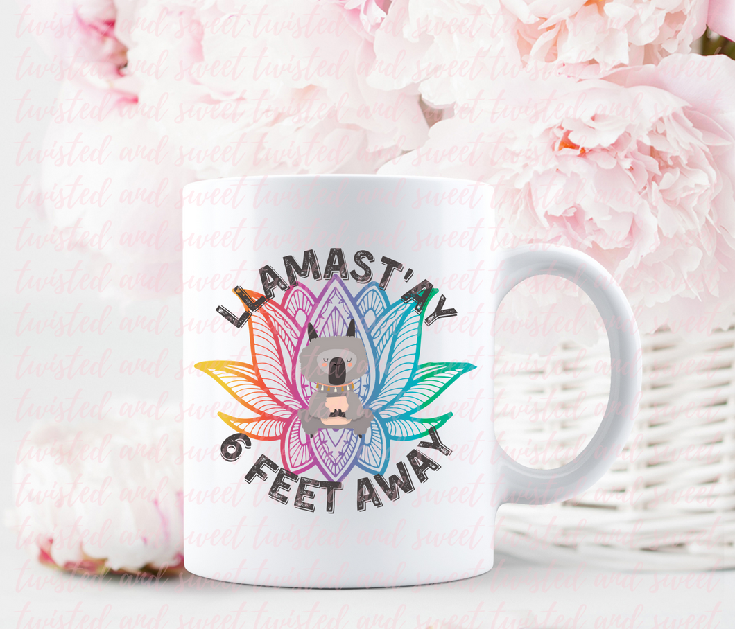 Llamast'ay 6ft away - 15oz Coffee Mug